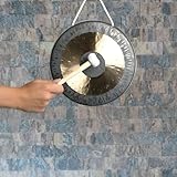 Original Tam Tam Gong, toller Klang, inklusiv Holz-/Baumwollklöppel (25cm)