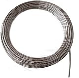 Drahtseil 5mm 5 Meter Edelstahl 7X19 EN 1.4401 weich A4 NIRO, Nirosta