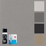 2R Stock SRL Bezugsstoff für Autohimmel, Typ Audi / VW, mit Schaumstoffpolsterung, 3 mm - hellgrau