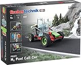 fischertechnik 559880 Profi H2 Fuel Cell Car – Bausatz für Kinder ab 9 Jahren, wasserstoffbetriebenes Fahrzeug zum Zusammenbauen, inkl. Motor & Brennstoffzelle, Schwarz