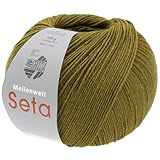 LANA GROSSA Meilenweit Seta Lampone | Sockengarn mit Seidenanteil, waschmaschinenfest | Handstrickgarn 55% Schurwolle (Merino), Polyamid, & Seide | 100g 400m Wolle zum Stricken & Häkeln FB49