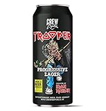 CREW REPUBLIC Trooper Craft Bier - Dosenbier 20x0,5l - Progressive Lager created by Iron Maiden - Revolutionary Beer from Germany - Inkl. 5€ Einwegpfand