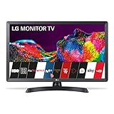 LG 28TN515S-PZ 70cm (28 Zoll) LED HD Monitor 1366x768 16:9 DVB-T2/C/S2 WLAN 5ms 250CD/m2 5M:1 Miracast 10W 1x HDMI 1.0W 3, 1 x USB 2.0, Schwarz