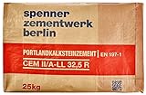 Portlandkalksteinzement EN 197-1 CEM II/A-LL 32,5 R 25 kg/Sack