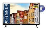 TELEFUNKEN XF32SN550SD 32 Zoll Fernseher/Smart TV (Full HD, HDR, Triple-Tuner, DVD-Player) - Inkl. 6 Monate HD+ [2023]
