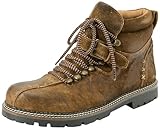 Stockerpoint Herren Tiago Trachtenstiefel, hellbraun gespeckt, 41