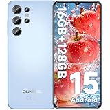 OUKITEL C1 Android 15 Smartphone Ohne Vertrag, 16GB+128GB /1TB Handy Günstig, 6.52" HD+ Handy Ohne Vertrag,5150mAh Simlockfreie Handys, 13MP+5MP, Dual 4G SIM 3 Steckplatz/Fingerabdruck/OTG/3.5mm Jack