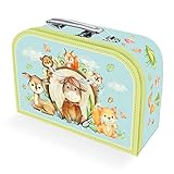 TROTSCH Kinderkoffer Waldfreunde: Reisekoffer Geschenk Waldfreunde Kinder, Grün