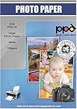 PPD 50 x A4 Inkjet Premium Fotopapier 180g Hochglänzend, Sofort Trocken und Wasserfest PPD-24-50