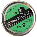 Punktkugeln No.09 Kal. 4,4mm 600 STK. (Cal.173)