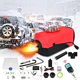 Fiqops Standheizung Diesel 8KW Dieselheizung 12V/24V DC Diesel Standheizung mit Fernbedienung & LCD Display Diesel Lufterhitzer für Auto Camping Wohnmobil