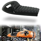 DKMOTORK 0391 Motorrad Hump Cafe Racer Sitz Universal All Black
