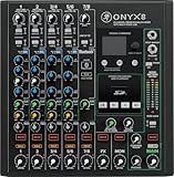 Mackie Onyx8 8-Kanal Premium Analogmischpult mit Multi-Track USB