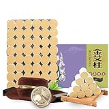 Moxamo Reines natürliches Wermut Rauchfreier Moxa-Reiniger mit Kupfertank 54 Rollen Sticks Reines Moxibustion-Moxa a 10 Jahre Reinheit 60: 1 Verhältnis