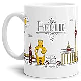 Design Tasse "Berlin" - Kaffeetasse mit Motiv, bedruckte Tasse, Souvenir