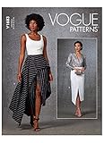 Vogue Pattern V1683A5 Damenrock, A5, Gr. 34-38-40, Papier, verschieden, (6-8-10-12-14)
