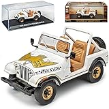 Jeep CJ-7 Wrangler Golden Eagle Weiss 1976-1986 1/43 Greenlight Modell Auto