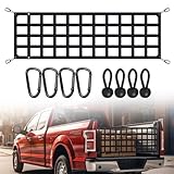 Tailgate Net for Truck Heckklappennetz GepäCknetz Pickup, Frachtnetz LadefläChennetz Pickup GepäCknetzFüR Pickup LKW LadefläChe LadefläChennetz GepäCknetzAuto GepäCknetz Kofferraum
