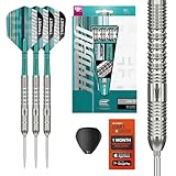 Target Darts Hydro Steel Tip Dart Set, 24G (Barrel 01) | 90 % Wolfram-Darts, Silberne Swiss Point-Spitzen, Pro Grip Tag-Schäfte, Pro Ultra No.6-Flügel, SP-Werkzeug inkl