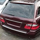 Ladekantenschutz Edelstahl MATT kompatibel für MERCEDES E-KLASSE S211 CLASSIC | 2002-2009 | premium Qualität von RECAMBO