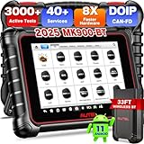 Autel MaxiCOM MK900BT Diagnosegerät Auto, 2025 MK900-BT Upgrade von MK900 MK808S MK808BT MX808S, Bidirektionaler Scanner wie MP900 MX900, 3000+ Aktive Test, 40+ Dienste, CANFD DOIP, All Sys, OS11