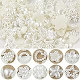 witgift 100 Stück gemischte Perlen, dekorative Imitationen, Herzverzierungen, Tischdekoration, Perlen, Konfetti, Perlen, Blumen, Hochzeitsdekoration, Tisch, Hochzeit, Pelren, Sterne für Hochzeitskarte