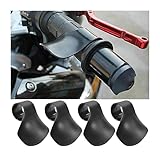 JNNJ 4Pcs Motorräder Tempomat Daumenstütze, Gasgriff Hilfe Aide Control Grip, Universal Motorrad Fahrhilfe Daumenstütze, Motorrad Gasgriffassistent Handgelelenkstütze