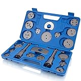 BITUXX® 21 TLG. universal Bremskolben Rückstell Set Kolbenrücksteller Rücksteller Kolben Bremse Werkzeug KFZ Auto PKW 22 Teilig