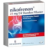 nikofrenon 21 mg/24 Stunden Pflaster: Rauchfrei werden mit nikofrenon - Nikotinpflaster, Wirkstoff Nikotin, 28 Stück