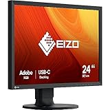 EIZO ColorEdge CS2400S 61,1 cm (24,1 Zoll) Grafik Monitor (HDMI, USB Hub, USB-C, KVM Switch, DisplayPort, 1920 x 1200, 99% AdobeRGB, 95% DCI-P3) schwarz
