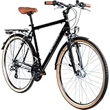 ZÜNDAPP T700 700c Trekkingrad Herren Fahrrad Trekking 28 Zoll Trekkingfahrrad StVZO (schwarz, 55 cm)