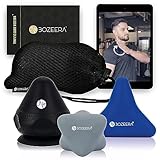 BOZEERA | Triggerpunkt Drücker Set | Triggerdinger mit Saugnapf | für Muskelschmerzen & Verspannungen| 3x Triggerpunkt Massagegerät |Schmerzfrei Drücker Set Inkl. Video-Anleitung, Booklet & Tasche