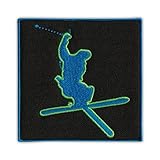 Ski Freestyler Aufnäher / Abzeichen / Emblem, bestickt