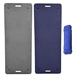 EVA-Bootsfender - 2 Stück Bootspuffer, 50mm Dicke Tragbare Marinebojen, 3 Lagiger EVA Schaum Schutz mit Seil, Marine Dockschutz, Kratzschutzbojen für Yachten, Pontons, Jollen und Jollen, 49x19x5cm