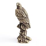 Oniissy Vogel Ornament, Handgemachte Adler Figur, Messing Adler Ornament Zubehör, Home Dekoration Figuren Für Lieben An Geburtstagen, Jubiläen