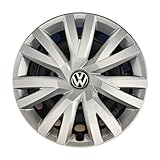 Volkswagen 5G0071456YTI 5G0071456 YTI Radkappen Radzierblenden für Stahlfelgen - 4 Stück, Silber (Brillantsilber ), 16" Zoll