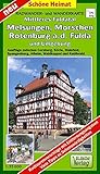 Radwander- und Wanderkarte Mittleres Fuldatal, Melsungen, Morschen, Rotenburg a.d. Fulda und Umgebung: Ausflüge zwischen Cornberg, Körle, Malsfeld, ... Knüllwald. Maßstab 1:35000 (Schöne Heimat)