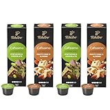 Tchibo Cafissimo Winter Probierset, Espresso Pistachio Chocolate & Almond & White Chocolate, 40 Stück (4 x 10 Kaffeekapseln), nachhaltig & fair gehandelt, Limited Edition