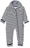 Playshoes Unisex Baby Fleece-Overall Maritim 421009, 171 - Marine/Weiß, 86