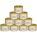 10.400 Thermoetiketten für Bizerba - 58 x 43 mm - Hülse 40 mm - permanent haftend