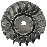 vhbw Polrad kompatibel mit Stihl MS 231, MS 251, MS 231C, MS 251C Motorsäge - 10 cm Außendurchmesser, 3,4 cm Dicke, 300 g Silber