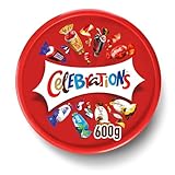 Celebrations Schokolade Großpackung als Halloween Süßigkeiten, Mit Mini-Schokoriegel Snacks (Maltesers, Galaxy, Snickers &mehr) Schokoladen Geschenk Idee mit Mini Schoko Pralinen, Süßigkeiten Box,600g