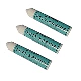 3x SISA Fett-Kreide weiß 17,5 mm Durchmesser