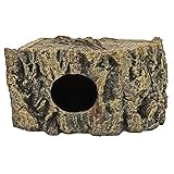 Hobby Eckhöhle Bark Höhle für Reptilien und Amphibien, 21 x 18 x 11 cm
