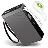 Olympia P22 Etikettendrucker Schwarz | Etikettiergerät für Home Office & Bürobedarf | Bluetooth-Thermodrucker für Küche, Büro & Hobby | Label Printer für Endlospapier | Wasserfest & Abriebfest