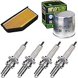 Luftfilter Ölfilter Zündkerzen für K 1200 RS ABS Baujahr 1997-2005 Servicekit Wartungskit