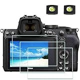 ULBTER Displayschutz Schutzfolie für Nikon Z5 II Z50 II Zf Z5 Z6 III Z6 Z7 Z6II Z7 II Z8 Z9 Z5 z f Z50II Kamera & Blitzschuh-Abdeckung Display schutz folie 9H Härte LCD Gehärtetes Glas -[3+2 Stück]