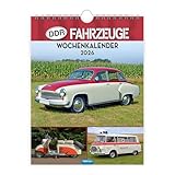 Trötsch Wochenkalender zum Hängen DDR-Fahrzeuge 2026: Wandkalender