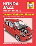 Honda Jazz (02 - 08) Haynes Repair Manual