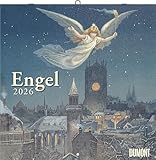 DUMONT - Engel 2026 – Broschürenkalender 30 x 30 cm, Wandkalender mit Kunstmotiven alter Meister, für Kunst- und Kulturinteressierte